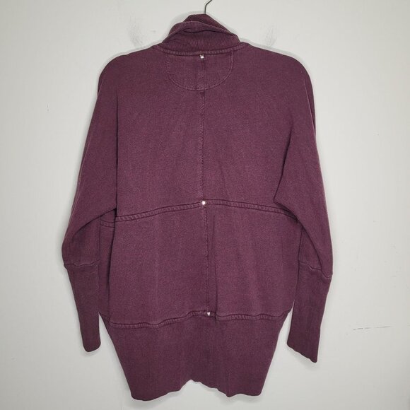 ARITZIA Wilfred Diderot Cocoon open front cardigan Purple size medium - Picture 10 of 11
